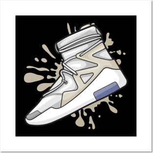 Air FOG 1 Light Bone Sneaker Posters and Art